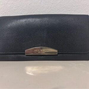 Henri Bendel Black Leather wallet